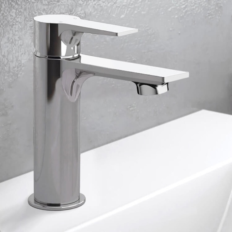 Bathroom Faucet Chrome Single Hole Bathroom Faucet Remer EY11USNL-CR